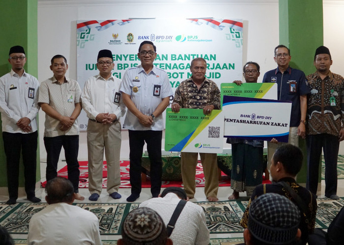 Ratusan Marbot Masjid di Kota Yogyakarta Dapatkan BPJS Ketenagakerjaan Selama 6 Bulan