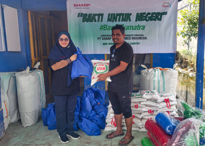 Janji Baru SHARP Ditepati Untuk Korban Banjir Sumatra yang Terima Bantuan 