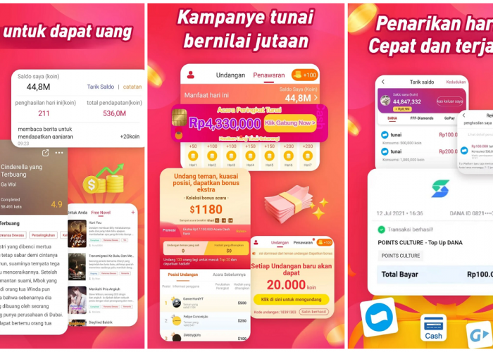 Aplikasi Penghasil Cuan Cashzine 2025 dengan Modal Cukup Baca Artikel, Cek Cara Mainnya Disini