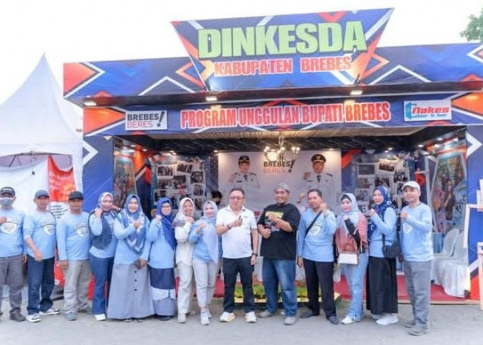 Jadi Jujukan Pengunjung Untuk Cek Kesehatan, Dinkesda Brebes Raih Stand Terfavorit Gebyar Bumiayu Fair 2026