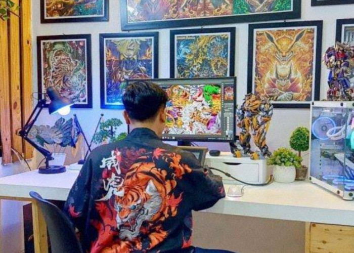 Koreo Megah Gundala vs Godzilla Dibuat Oleh Tangan Kreatif Pemuda Bantul, Ini Sosoknya