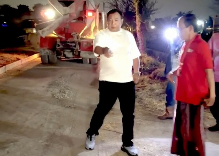 26 Tahun Jalan Rengasbandung-Tembelang Rusak Parah, Pamor Sukses Kawal Aspirasi Masyarakat Jalan Beton