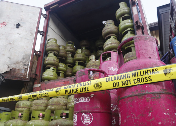 Oplos LPG 3 Kg ke Tabung Non-Subsidi, Empat Pelaku di Warungboto Jogja Ditangkap 