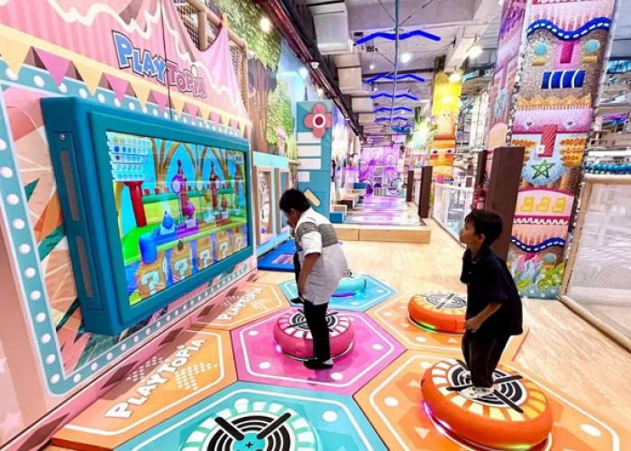 Liburan Sekolah Makin Seru di Playtopia BIP Bandung, Coba Wahana 360 Bike yang Menantang!