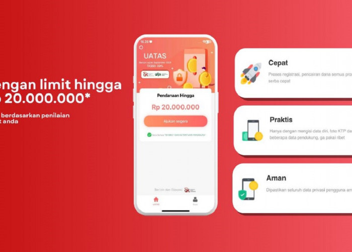 Cara Pengajuan Pinjaman Online Legal UATAS Plafon 20 Juta, Cocok untuk Lebaran
