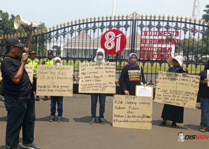 KPH AKSI Kembali Gelar Aksi di Gedung Agung, Soroti Proses Hukum Kasus Keracunan MBG