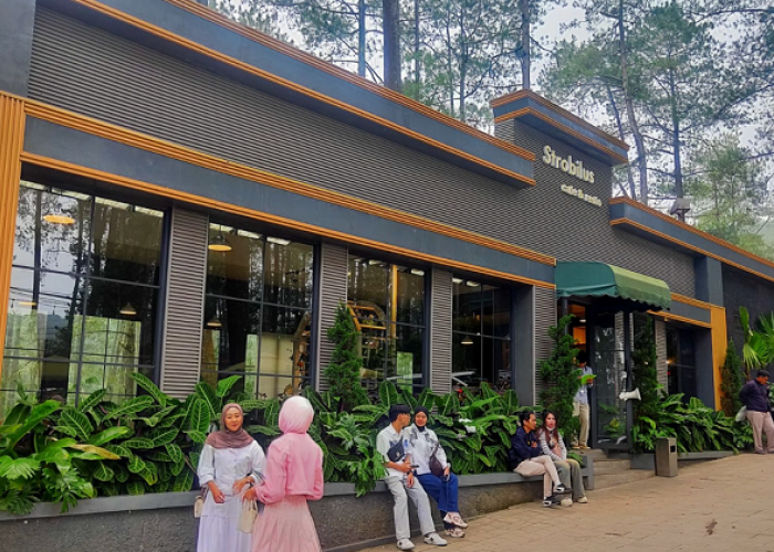 Pesona Strobilus Cafe & Resto, Destinasi Kuliner Estetik Dekat Tangkuban Perahu