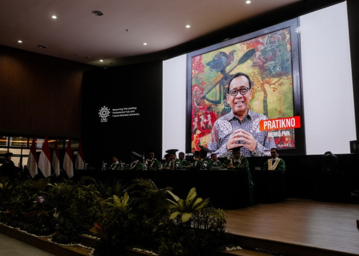 Menko PMK Pratikno Ingatkan Lulusan Harus Jadi Insan Pembelajar Hadapi Era Perubahan