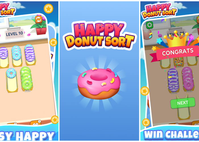 Hasilkan Cuan Mulai Rp30 Ribu Per Hari di Aplikasi Happy Donut Sort Penghasil Saldo, Cek Lengkapnya Disini