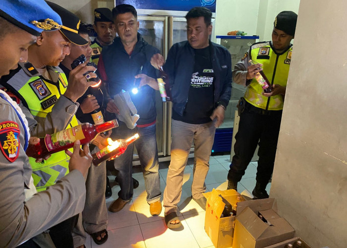 Gerebek Toko Miras di Bantul, Polisi Sita Puluhan Botol Alkohol Ilegal