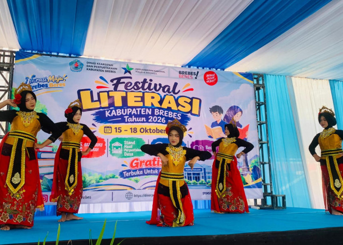 Pentas Seni Budaya Hingga Gelar Wicara, Meriahkan Festival Literasi Dinarpus Brebes 2026