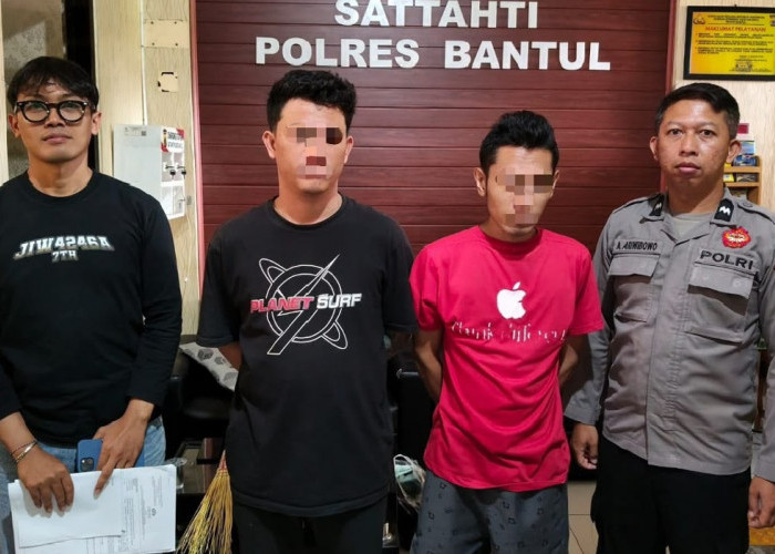 Polisi Gerebek Kamar Kos di Bantul, Dua Pria Ditangkap Usai Konsumsi Sabu