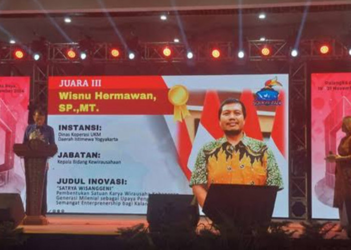 Inovasi Saka Wirausaha, Diskop UKM Yogyakarta Mendapat Penghargaan Skala Nasional