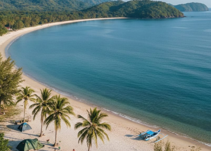 Surga Bahari Tersembunyi di Pantai Mutiara Trenggalek dengan Air Laut Jernih dan Tenang