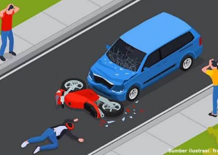 Motor Selip di Jalan Basah, Dua Pelajar Tewas di Moyudan