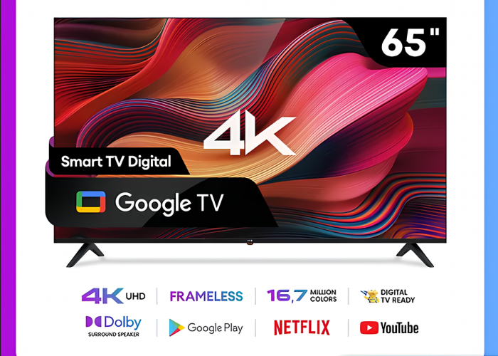 Review SPC Google TV ST65 Smart TV Layar Besar dan Berkelas Tapi Murah, Segini Harganya