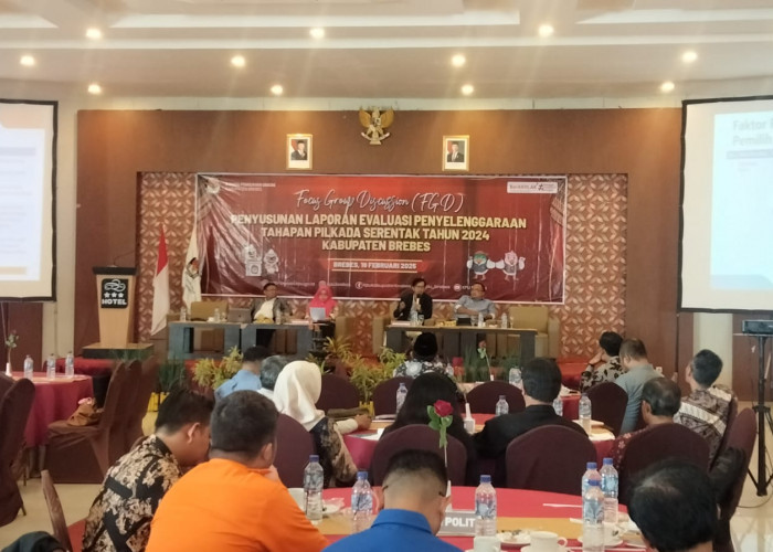 Integritas Komisioner KPU Brebes dan Rendahnya Partisipasi Pemilih Jadi Sorotan FGD Evaluasi Pilkada