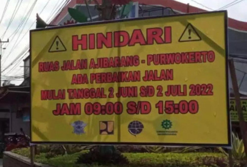 Hati-Hati! Ada Rekayasa lalu Lintas Buka Tutup di Ruas Jalan Ajibarang–Batas Kota Purwokerto Sepanjang 2,3 Km