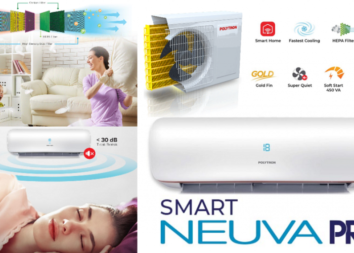 Merk AC Terbaik Polytron Smart Neuva Pro Smart Home, Canggih Dan Hemat Bergaransi Lama