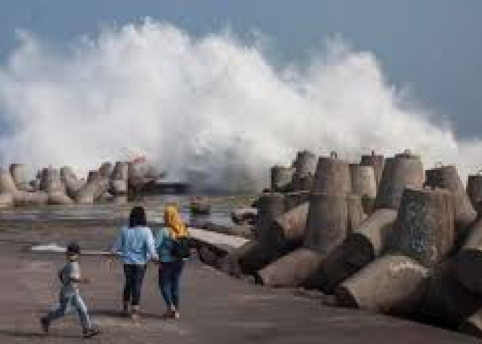 Pantai Glagah Kulon Progo Wisata Awal Tahun Ada Laguna Indah dan Tetrapod Aesthetic