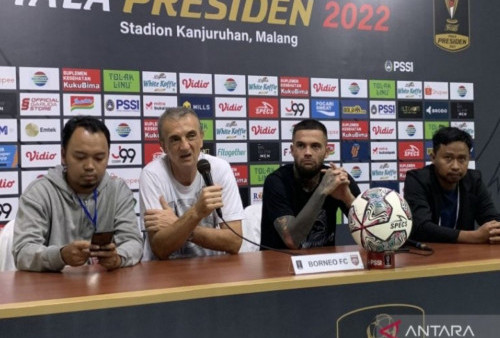 Usai Kalah di Leg Pertama Final Piala Presiden 2022, Pelatih Borneo FC Sindir Penampilan Arema FC 