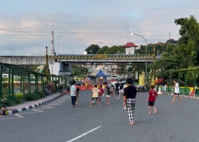Ruang Publik Gratis di Tengah Kota Jogja, Jembatan Kewek Jadi Tempat Bermain Anak
