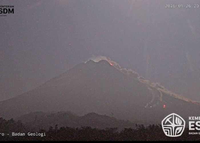 Awan Panas Guguran Merapi Kembali Meluncur 2 Kilometer ke Arah Kali Boyong 