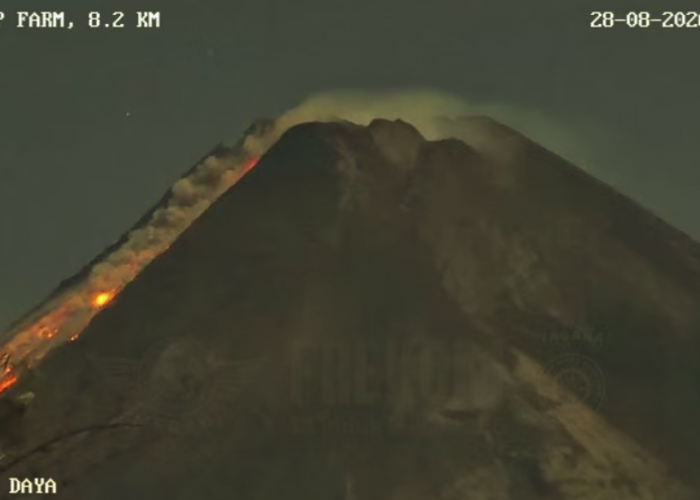 Merapi Muntahkan Awan Panas 2 Km, BPPTKG Deteksi Aktivitas Jumat Malam