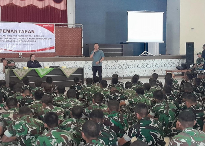 450 Prajurit TNI Digembleng Kewaspadaan Penyalahgunaan Narkoba, Berikut Pesan Kepala BNN Kota Tegal Kunarto