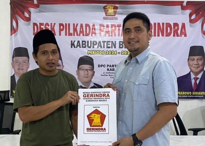 Siap Bersaing di Pilkada Brebes, Irfan Serahkan Pendaftaran Bacawabup ke Gerindra dan PDI-P