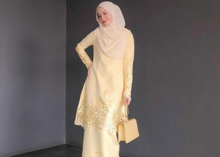 Inspirasi Baju Kurung Modern untuk Pesta, Model Simpel Tapi Kesannya Manis dan Sopan