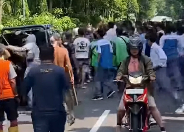 Tawuran Pelajar Jogja Dekat Stadion Mandala Krida, Polisi Amankan 2 Orang