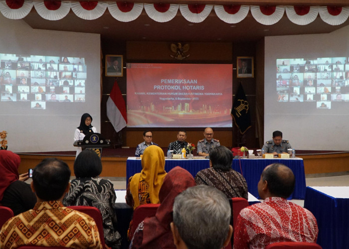 540 Notaris di DIY Jalani Pemeriksaan Protokol, Kemenkumham Tekankan Penguatan Integritas Profesi