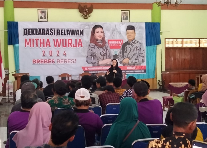 22 Kelompok Relawan Gabungan Deklarasi Dukung Kemenangan Paslon Bupati Wakil Bupati Brebes Paramitha-Wurja