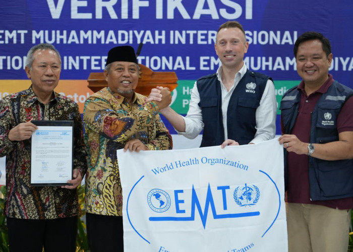 EMT Muhammadiyah Resmi Terverifikasi WHO, Jadi Tim Medis Darurat Internasional Pertama dari Indonesia