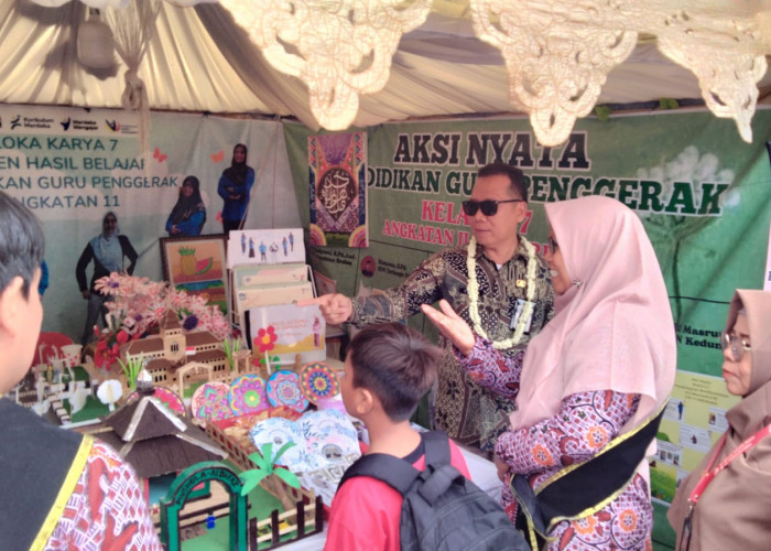 201 Guru Penggerak Brebes Ciptakan Inovasi Tingkatkan Minat Belajar Lewat Panen Hasil Belajar