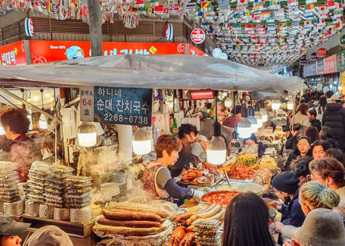 Deretan Pasar Tradisional Kuliner Malam Soul Korea Selatan Paling Hits untuk Wisatawan
