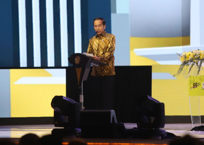 HUT Ke-58 Partai Golkar, Jokowi: Jangan Sembrono Pilih Capres