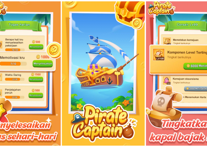 Game Pirate Captain Penghasil Saldo Gratis hingga Rp100 Ribu Per Hari, Simak Cara Mainnya Disini