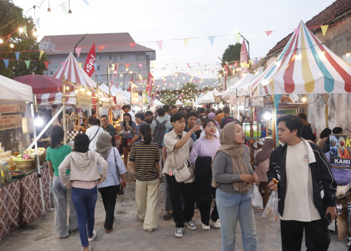 Pasar Kangen Syawalan 2026 di Lodji Paris Ramai, Jadi Destinasi Baru Favorit di Jogja Selatan