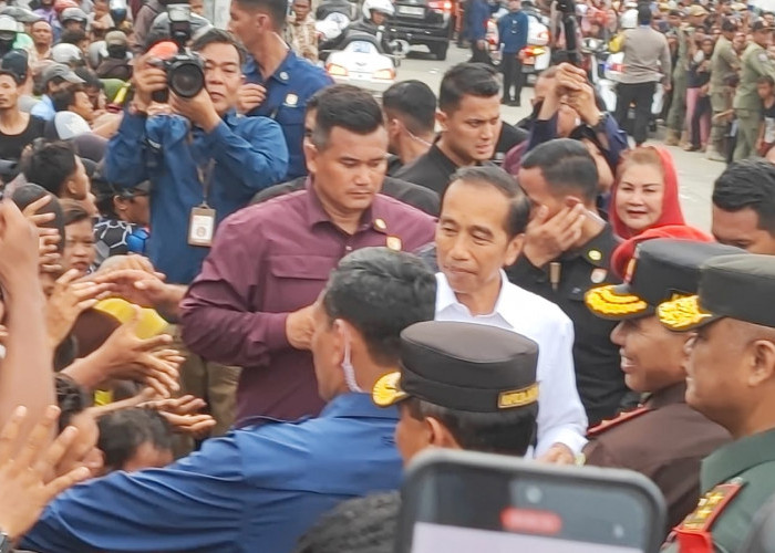 Presiden Jokowi Resmikan Jembatan Pemali Sisi Utara, Ribuan Warga Brebes Antusias
