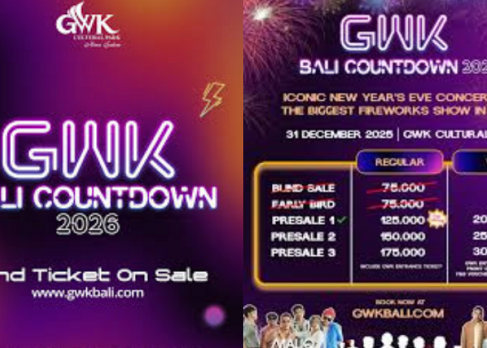Perayaan Spektakuler GWK Bali Countdown 2026 Siap Guncang Pulau Dewata, Berikut Info Lengkapnya