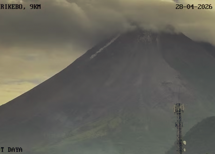 Gunung Merapi Kembali Luncurkan Awan Panas Selasa Pagi, Status Masih Siaga Level III