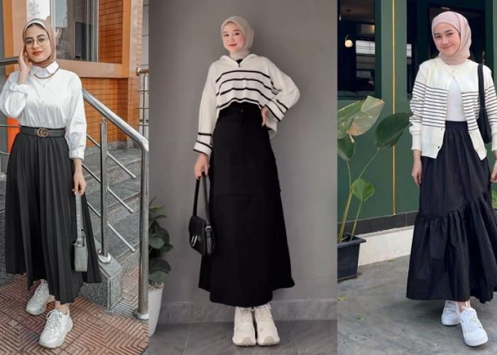 Ide Dan Tips Mix And Match Kesan Elegan Dengan Rok Hitam