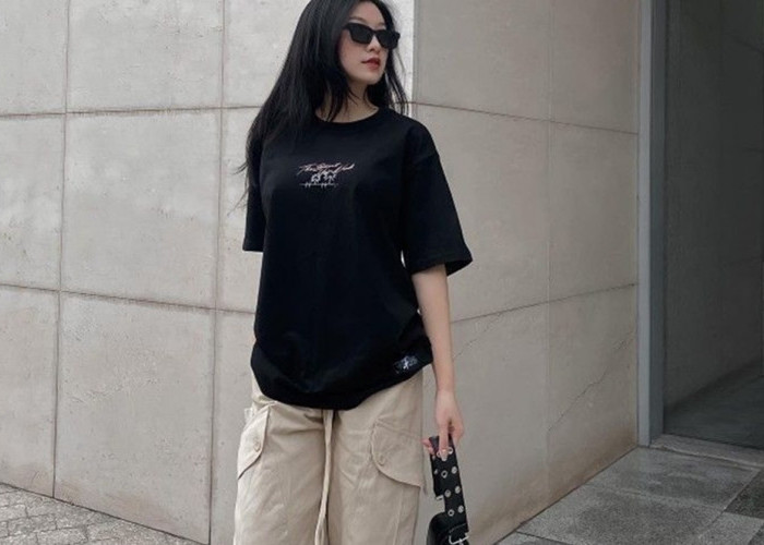 5 Outfit Sporty Wanita Pakai Celana Kulot Cargo, Pilihan Gaya Anti Ribet Tetap Modis