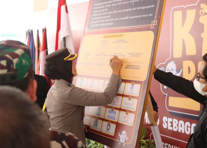 Kirab Pemilu di Kulonprogo, Ketua KPU Provinsi DIY Minta Dukungan Polres dan Polsek