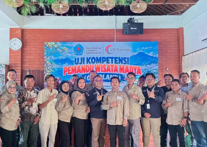 Terapkan Standar Kompetensi Pemandu Wisata, Dinbudpar Brebes Gelar Sertifikasi Pemandu Wisata Kaligua