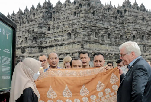 Baru Pertama ke Candi Borobudur, Presiden Jerman: Bagus dan Puas