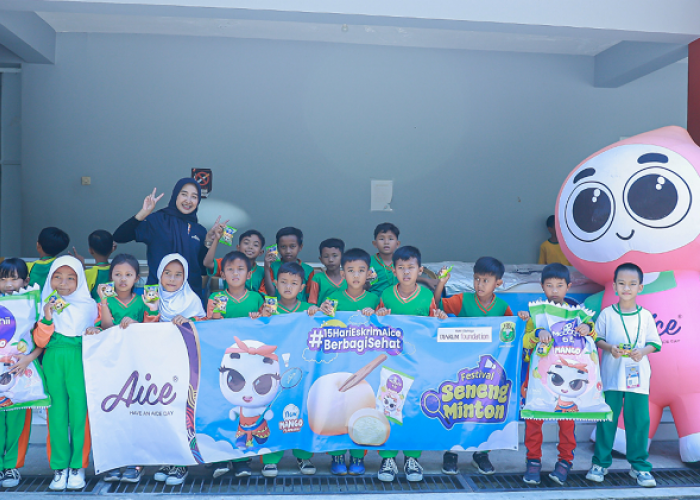 Lawan Tren Mager pada Anak, Aice Gelar Seneng Minton Jawa Tengah 2025