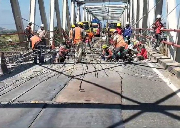 Jembatan Poncol Larangan Brebes Ditutup Total, Arus Pejagan-Prupuk Dialihkan